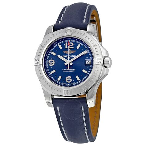 Breitling Colt 36 Blue Dial Ladies Watch A7438911/C913BKSLT